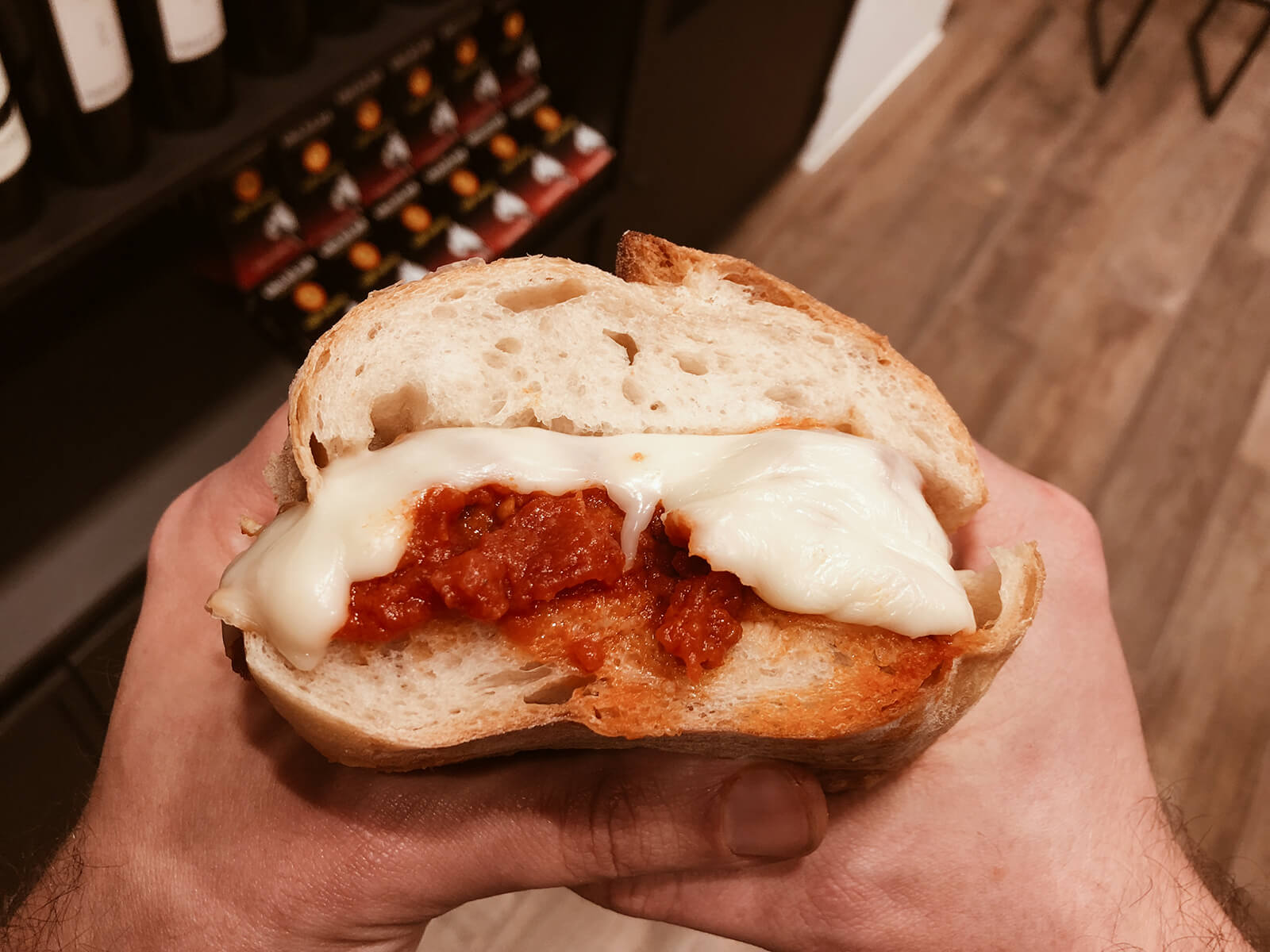 Sbunda panino con le polpette